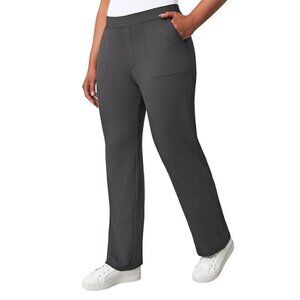 NWT - Mondetta Black/Gray Ladies' Pull-On Straight Leg Pant – Size XXL